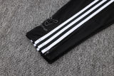 26-27 JUV Black Half Pull Tracksuit #B26064(半拉链)