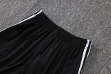 26-27 JUV Black Half Pull Tracksuit #B26064(半拉链)