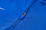 26-27 INT Fancy blue Half Pull Tracksuit #B26067(半拉链)
