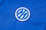 26-27 INT Fancy blue Half Pull Tracksuit #B26067(半拉链)