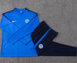 26-27 INT Fancy blue Half Pull Tracksuit #B26067(半拉链)