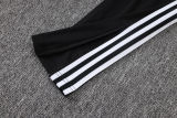 26-27 JUV Black Half Pull Tracksuit #B26064(半拉链)