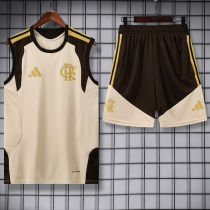 26-27 Flamengo Khaki Tank top and shorts suit