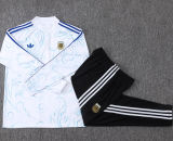 26-27 Argentina White Half Pull Tracksuit #B26063(半拉链)