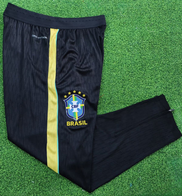 26-27 Brazil Black Training Long Pants (Have Pocket)