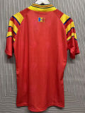 1996 Romania Red Retro Soccer Jersey