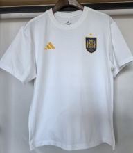 26-27 Spain White High Quality Casual T-Shirt