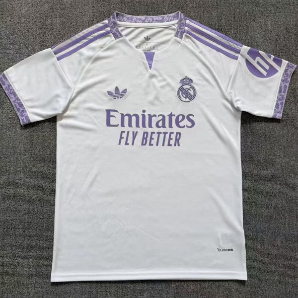 26-27 RMA White Special Edition Fans Training shirts (紫色标)