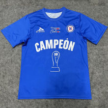 2026 Cruz Azul Blue Campeon Training Shirts