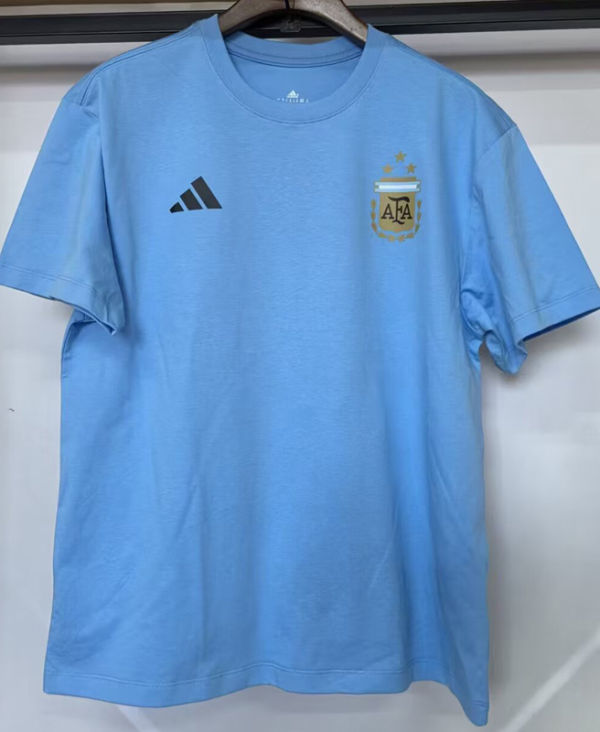 26-27 Argentina Light blue High Quality Casual T-Shirt