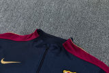 26-27 BAR Royal blue Half Pull Tracksuit (半拉链)