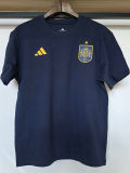 26-27 Spain Royal blue High Quality Casual T-Shirt