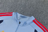 26-27 Bayern Gray Half Pull Tracksuit (半拉链)