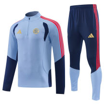 26-27 Bayern Gray Half Pull Tracksuit (半拉链)