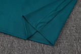 26-27 Brazil Dark green Half Pull Tracksuit #B26076(半拉链)