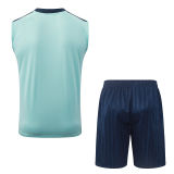 26-27 Germany Light green Tank top and shorts suit #D26045