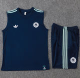26-27 Germany Royal blue Tank top and shorts suit #D26052