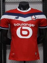 26-27 Lille Home Player Version Soccer Jersey