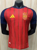 26-27 Spain Home 2 Stars Player Version Soccer Jersey (带2颗星)