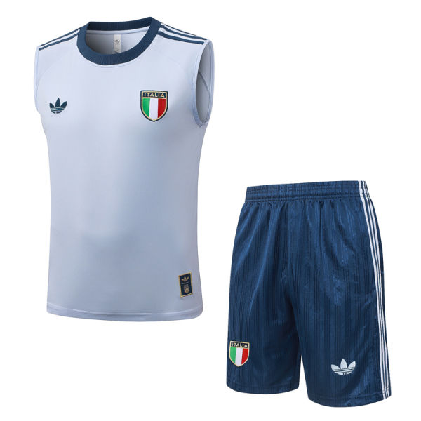 26-27 Italy Light blue Tank top and shorts suit #D26053