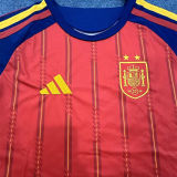26-27 Spain Home 2 Stars Fans Soccer Jersey (带2颗星)