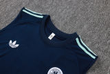 26-27 Germany Royal blue Tank top and shorts suit #D26052