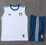 26-27 Italy Light blue Tank top and shorts suit #D26053