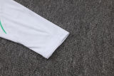26-27 Brazil White Half Pull Tracksuit #B26078(半拉链)
