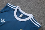 26-27 Italy Dark blue Tank top and shorts suit #D26051