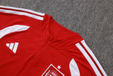 26-27 Spain Red Half Pull Tracksuit #B26079(半拉链)