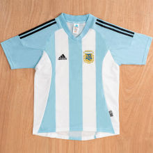 2002 Argentina Home Retro Soccer Jersey