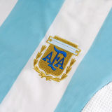 2002 Argentina Home Retro Soccer Jersey