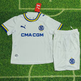 26-27 Marseille Home Kids Soccer Jersey