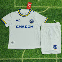 26-27 Marseille Home Kids Soccer Jersey