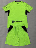26-27 ACM Green Goalkeeper Kids Soccer Jersey