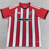 26-27 Sheffield United Home Fans Soccer Jersey
