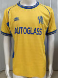 2000-2002 CHE Yellow Retro Soccer Jersey