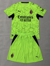 26-27 ACM Green Goalkeeper Kids Soccer Jersey