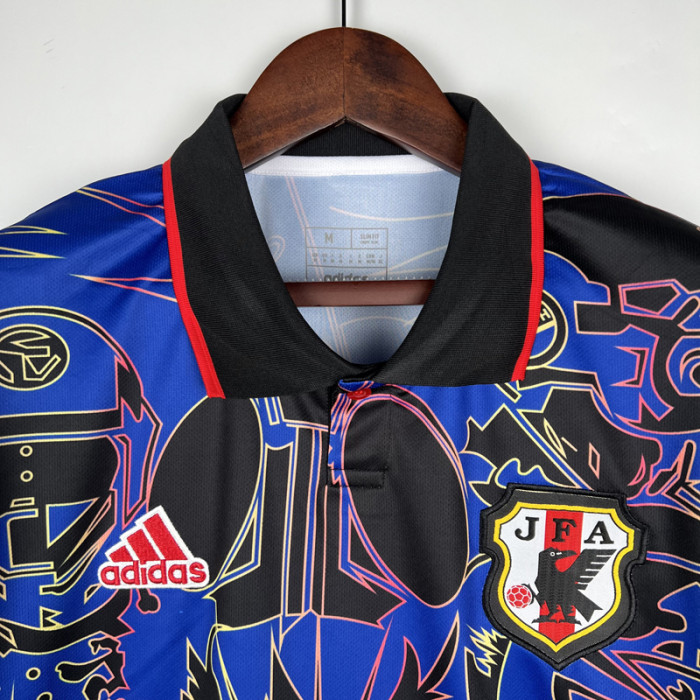 2023 Japan Blue Cartoon Tokusatsu Edition Fans Soccer Jersey (特摄版)