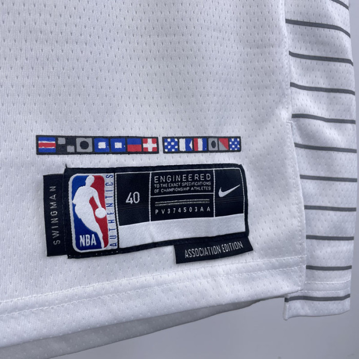 22-23 Clippers LEONARD #2 White Top Quality Hot Pressing NBA Jersey