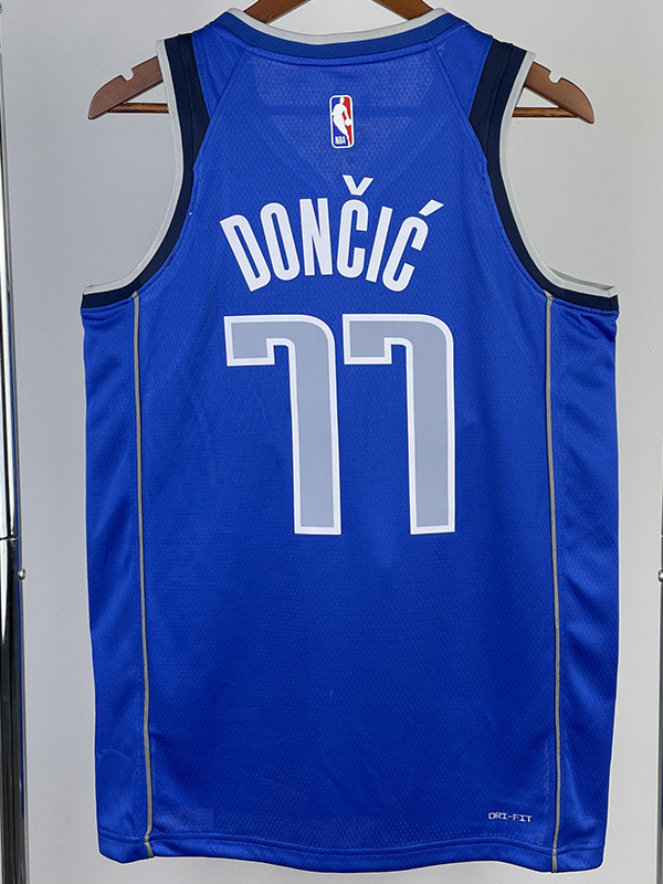22-23 Dallas Mavericks DONCIC #77 Blue Home Top Quality Hot Pressing NBA Jersey