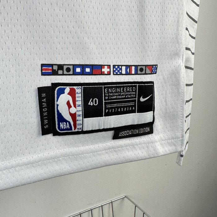 22-23 CLIPPERS HARDEN #1 White Top Quality Hot Pressing NBA Jersey
