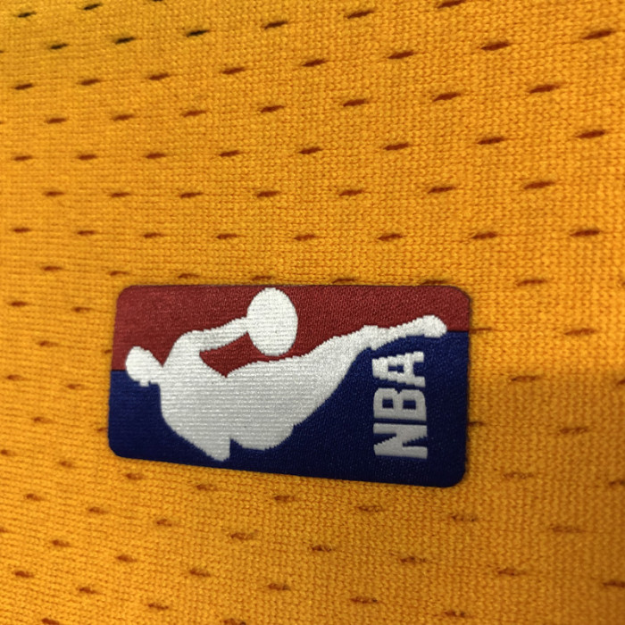 2000 LAKERS O‘NEAL #34 Yellow Retro Top Quality Hot Pressing NBA Jersey(V领)