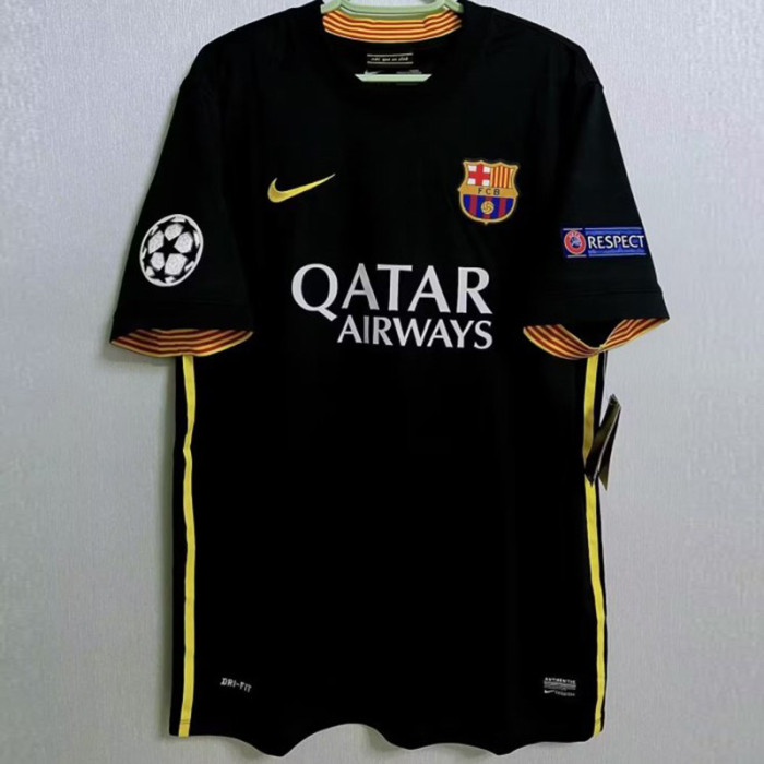 2013-2014 BAR Away Black Retro Soccer Jersey