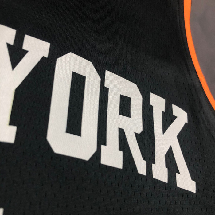 KNICKS Glory version ROSE #4 Black Top Quality Hot Pressing NBA Jersey