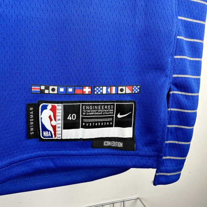 22-23 CLIPPERS HARDEN #1 Blue Top Quality Hot Pressing NBA Jersey