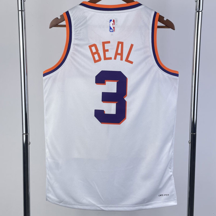 23-24 SUNS BEAL #3 White Top Quality Hot Pressing NBA Jersey
