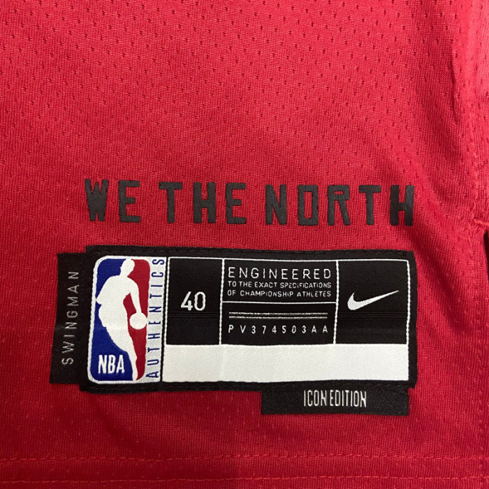 22-23 Raptors CARTER #15 Red Top Quality Hot Pressing NBA Jersey
