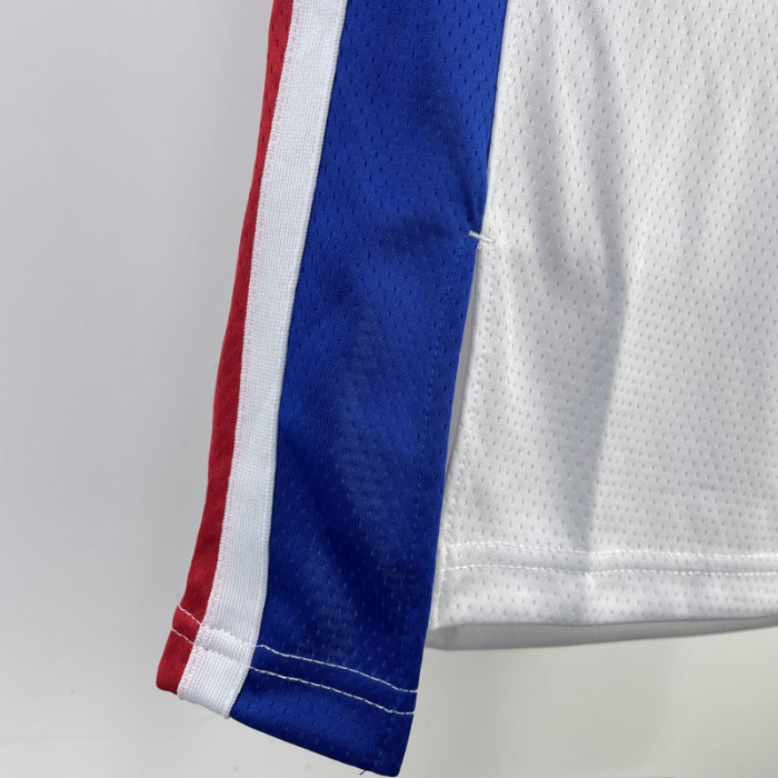 22-23 Pistons ROSE #25 White Top Quality Hot Pressing NBA Jersey