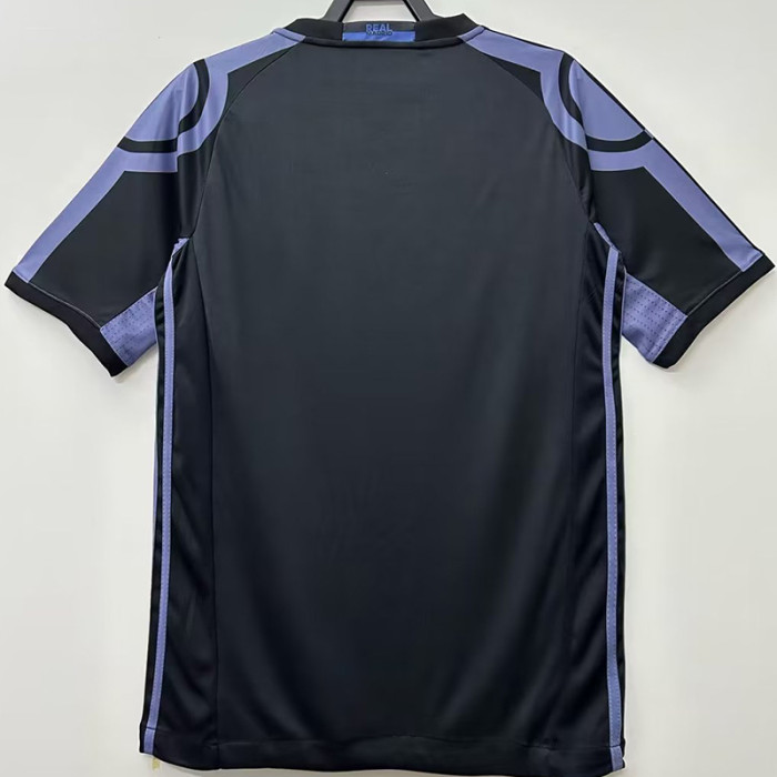 2016-2017 RMA Away Black Retro Soccer Jersey